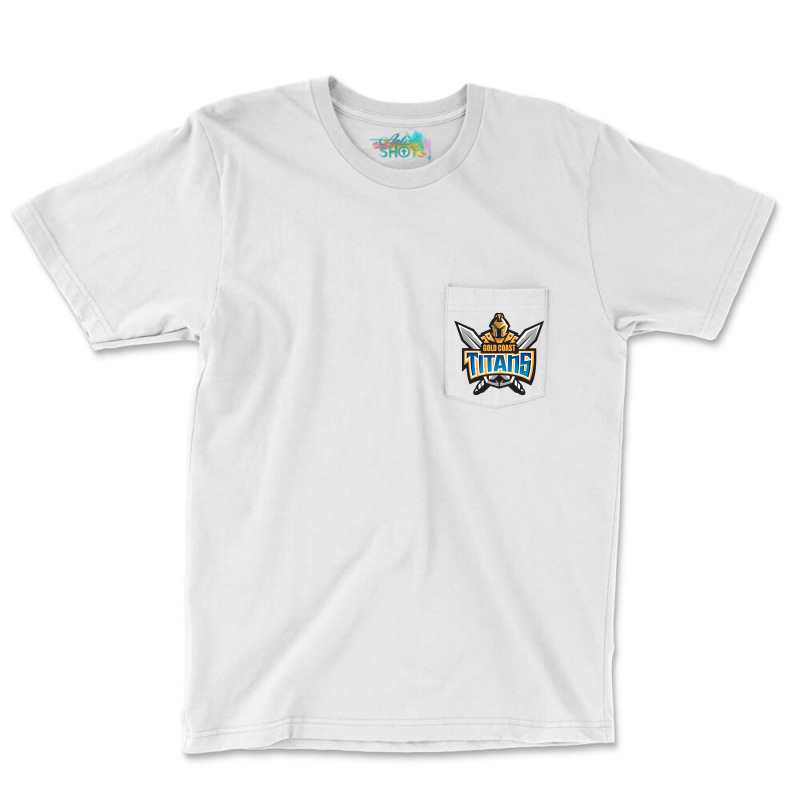 Gold Coast Titan Pocket T-Shirt by SomArt | Artistshot