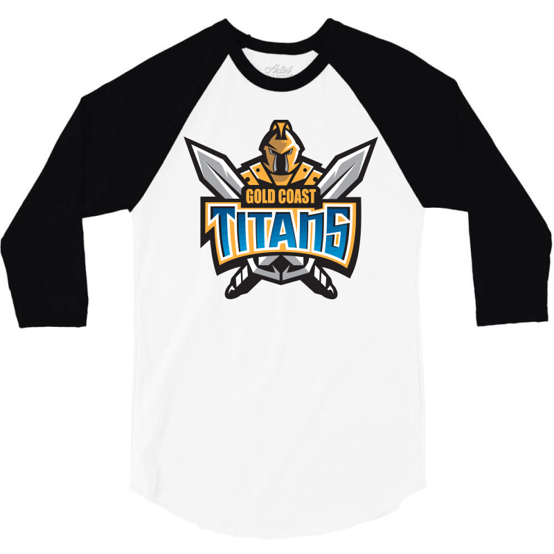 Gold Coast Titan 3/4 Sleeve Shirt by SomArt | Artistshot