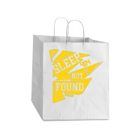 Sleep Not Found Take Out Paper Bag - 14 X 10 X 15 1/2 | Artistshot