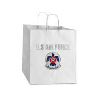 Usaf Thunderbirds T-shirts-u S Air Force Gifts Take Out Paper Bag - 14 X 10 X 15 1/2 | Artistshot