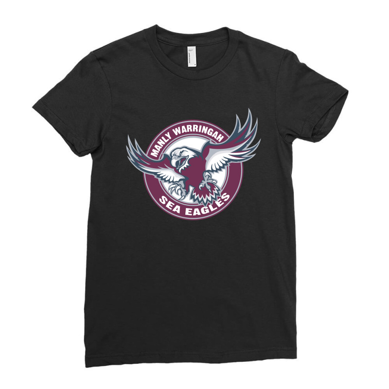 Manly Warringah Sea Eagles Ladies Fitted T-Shirt by SomArt | Artistshot