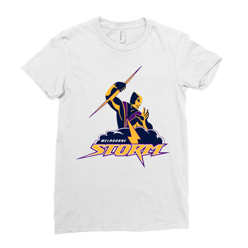 Melbourne Storm Ladies Fitted T-Shirt by SomArt | Artistshot