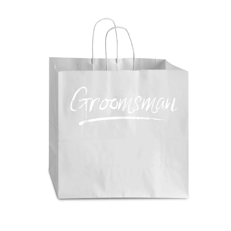 Groomsman Matching Bachelor Party Groomsmen Group Vogue Paper Bag - 16 X 6 X 12 | Artistshot