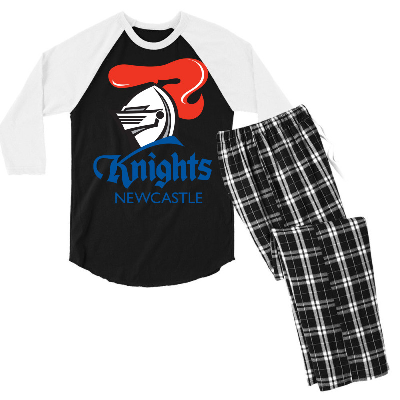 Newcastle Knights Men's 3/4 Sleeve Pajama Set | Artistshot