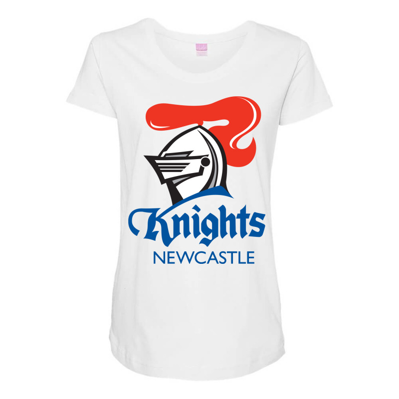 Newcastle Knights Maternity Scoop Neck T-shirt by SomArt | Artistshot