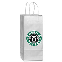 Caprica Coffee (green) Wine Paper Bag - 5 1/2 X 3 1/4 X 13 | Artistshot