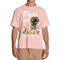 Fight For Autism Awareness World Autism Awareness Day Urban Heavy T-shirt | Artistshot