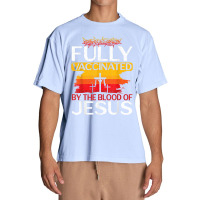 Jesus Fully Vaccinated By The Blood Of Jesus For A Christ Urban Heavy T-shirt | Artistshot