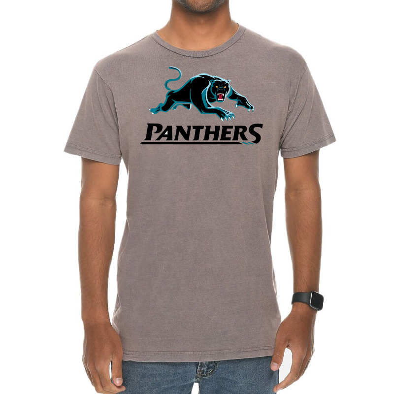 Penrith Panthers Vintage T-Shirt by SomArt | Artistshot