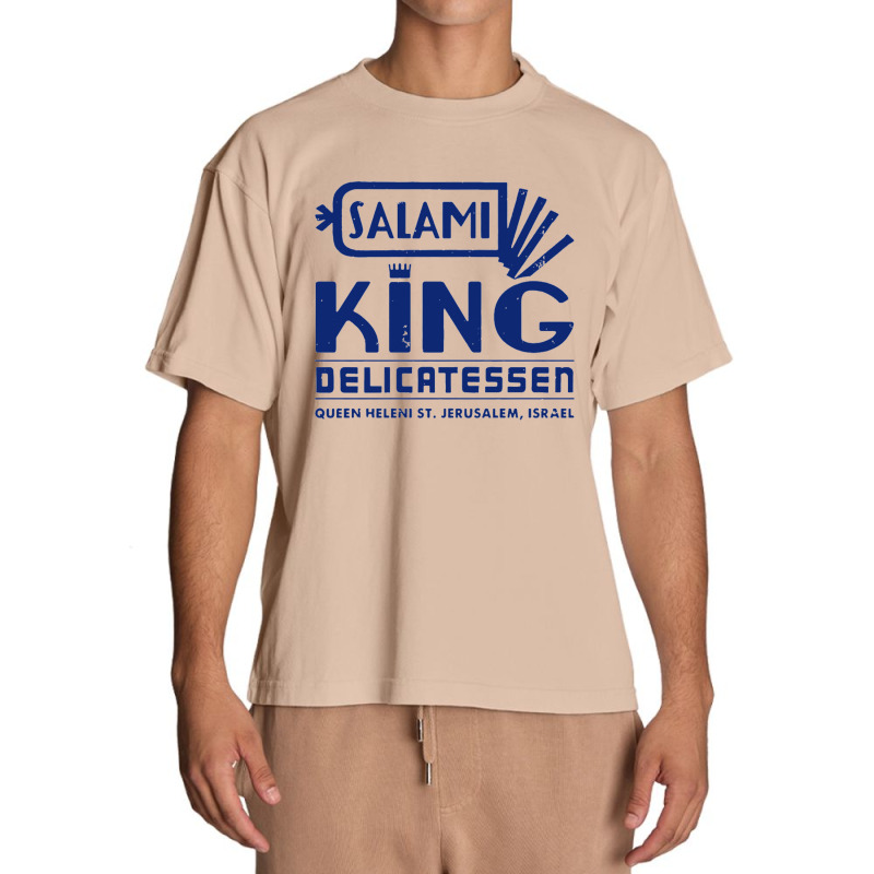 Salami King Jewish Deli T Shirt Jerusalem Israel T Shirt Delicatessen Urban Heavy T-shirt | Artistshot