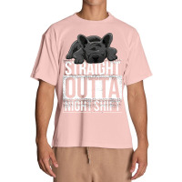 French Bulldog Straight Outta Night Shift Urban Heavy T-shirt | Artistshot