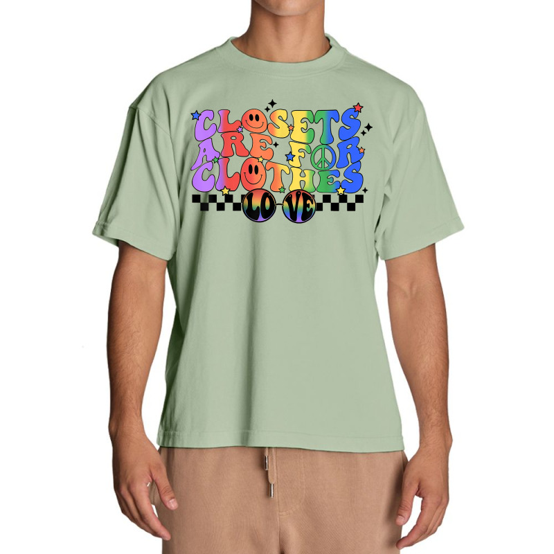 Closets Are For Clothes Gay Pride National Coming Out Day T Shirt Urban Heavy T-shirt by haylesfshiltsxd1 | Artistshot