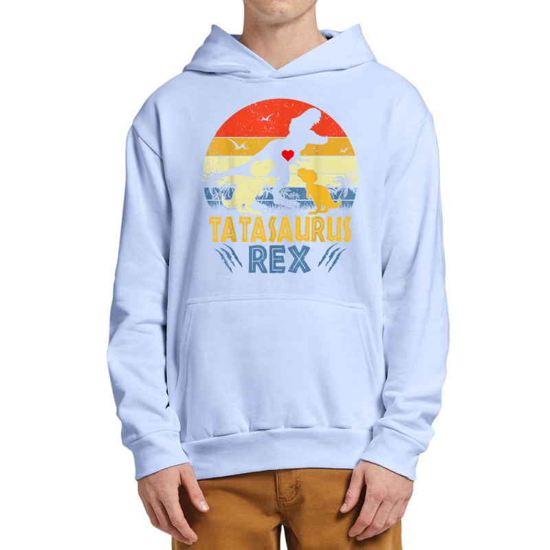 Tata Saurus T Rex Dinosaur Tata 2 Kids Family Matching T Shirt Urban Pullover Hoodie | Artistshot