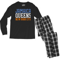 Jamaica Queens New York Ny T Shirt Men's Long Sleeve Pajama Set | Artistshot