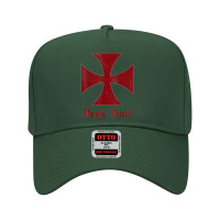 Deus Vult Templar Order Knights Templar Holy Cross Helmet T Shirt Adjustable Baseball Cap | Artistshot