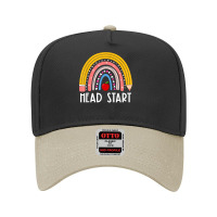 Rainbow Pencil Head Start Funny Teacher Life Back To School T Shirt Adjustable Baseball Cap | Artistshot