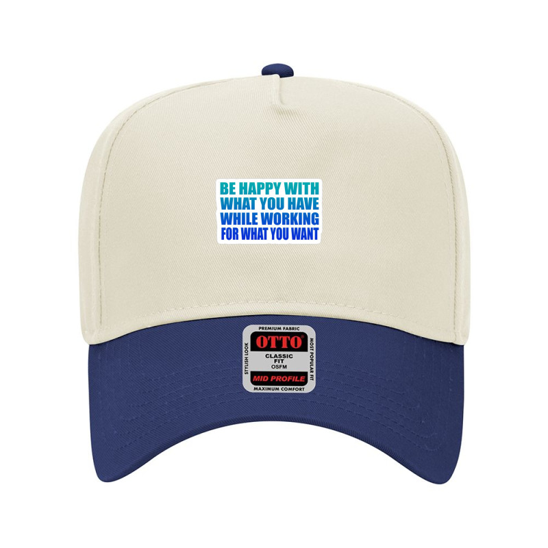 Focus On Being Productive Instead Of Busy 98702942 Adjustable Baseball Cap | Artistshot