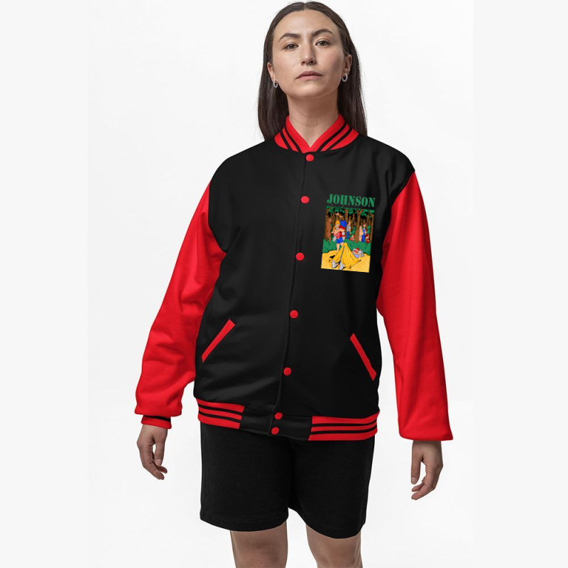 Johnson Cartoon Bomber Jacket by zig street | Artistshot