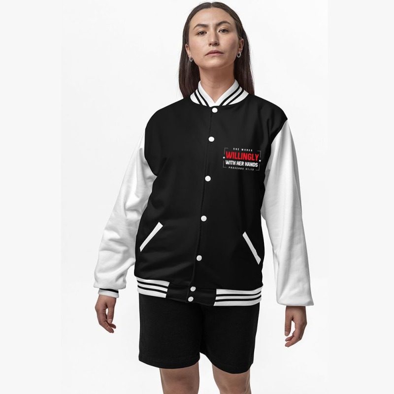 Nurse Proverbs - Jobs Gift Occupation Bomber Jacket by Diogo Calheiros | Artistshot