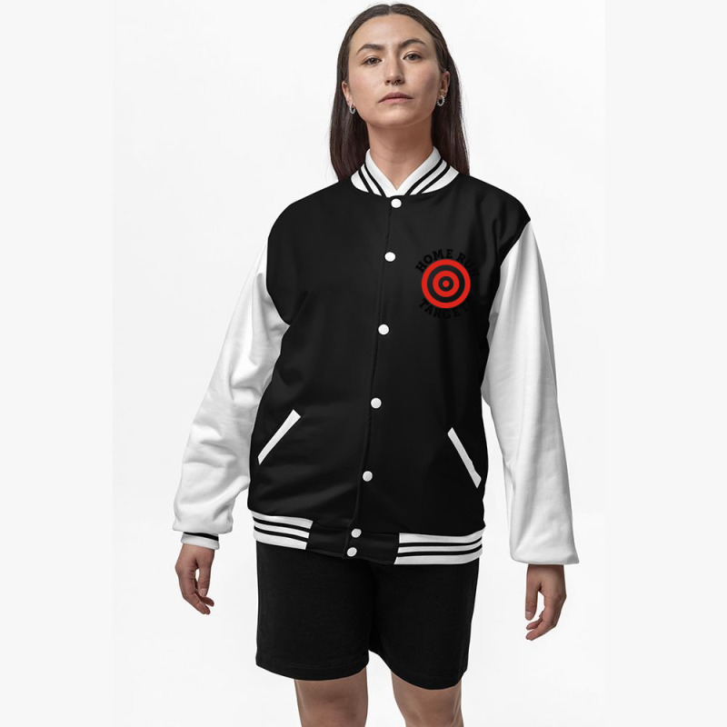 Home Run Target Funny Bomber Jacket by Dony_store | Artistshot