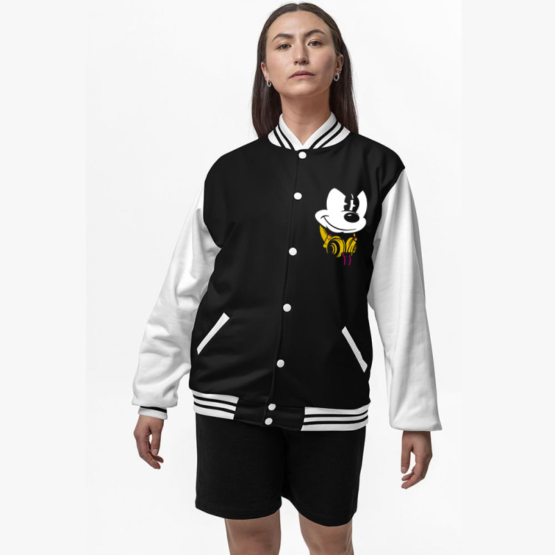 Mouse Headphones Bomber Jacket by AllStar | Artistshot