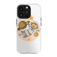 Astronaut Cat Flying In Space Amazed To See Planet Iphone 13 Pro Case | Artistshot