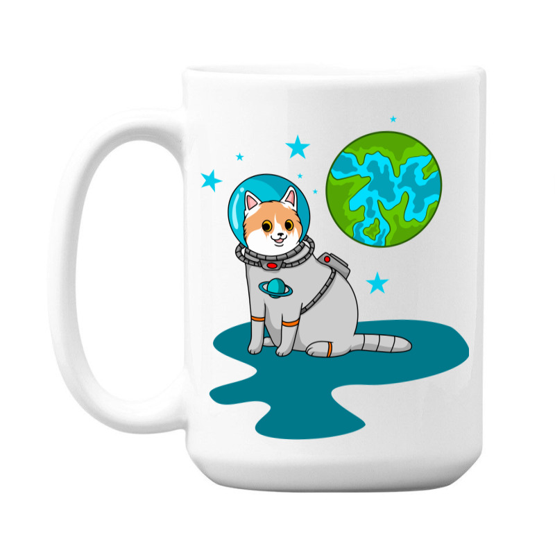 Astronaut Cat 15 Oz Coffee Mug | Artistshot