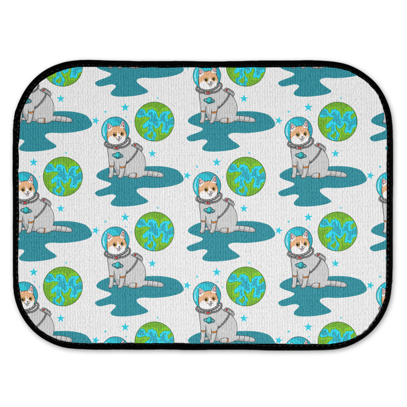 Astronaut Cat Rear Car Mat | Artistshot