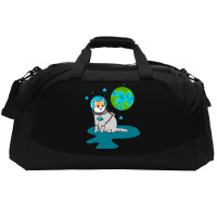 Astronaut Cat Active Duffel | Artistshot