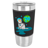 Astronaut Cat Leatherette Tumbler | Artistshot