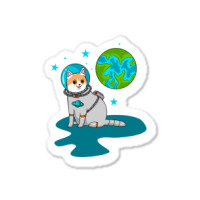 Astronaut Cat Sticker | Artistshot