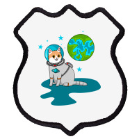 Astronaut Cat Shield Patch | Artistshot