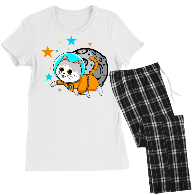 Cat Astronaut Women's Pajamas Set by rilote | Artistshot