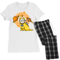 Astronaut Cat Women's Pajamas Set | Artistshot