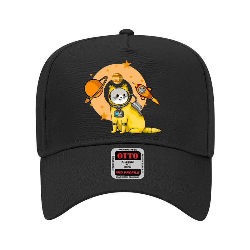 Astronaut Cat Adjustable Baseball Cap | Artistshot