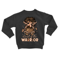 Aunt Of The Warrior Endometrial Cancer Toddler Sweatshirt | Artistshot