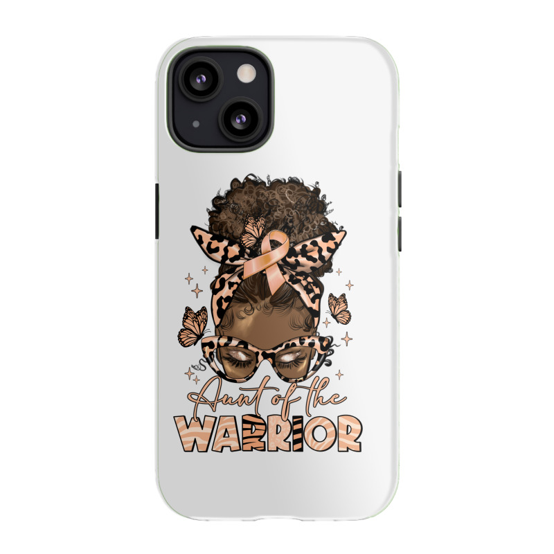 Aunt Of The Warrior Endometrial Cancer Iphone 13 Case | Artistshot