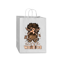 Aunt Of The Warrior Endometrial Cancer Mart Paper Bag -13 X 7 X 17 | Artistshot