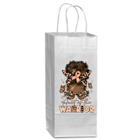 Aunt Of The Warrior Endometrial Cancer Wine Paper Bag - 5 1/2 X 3 1/4 X 13 | Artistshot