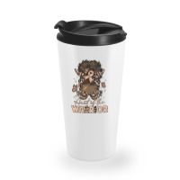 Aunt Of The Warrior Endometrial Cancer Travel Mug | Artistshot