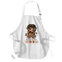 Aunt Of The Warrior Endometrial Cancer Medium-length Apron | Artistshot