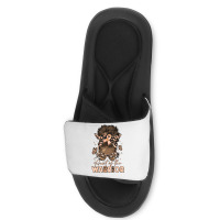 Aunt Of The Warrior Endometrial Cancer Slide Sandal | Artistshot