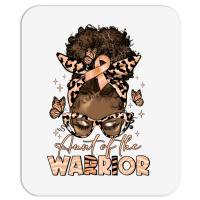 Aunt Of The Warrior Endometrial Cancer Mousepad | Artistshot