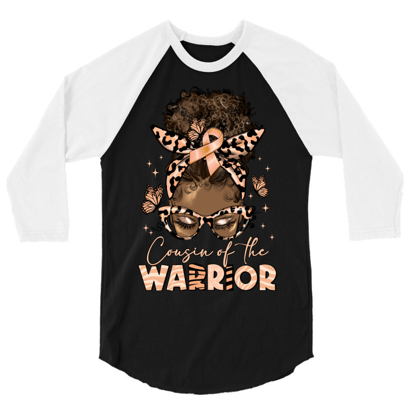 Cousin Of The Warrior Endometrial Cancer 3/4 Sleeve Shirt | Artistshot