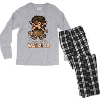 Cousin Of The Warrior Endometrial Cancer Men's Long Sleeve Pajama Set | Artistshot