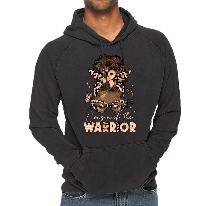 Cousin Of The Warrior Endometrial Cancer Vintage Hoodie | Artistshot