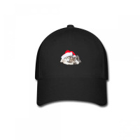 Cute Siberian Husky Puppy Santa Hat Image Christmas Cat Dog Premium T Baseball Cap | Artistshot