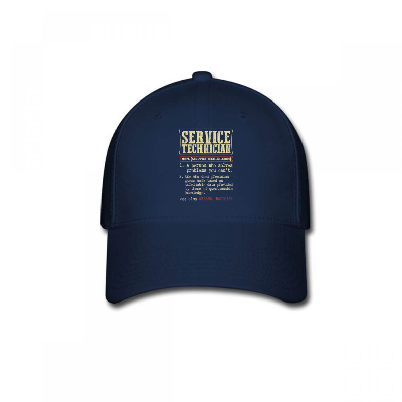 Service Technician Dictionary Term Baseball Cap | Artistshot