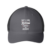 Just A Girl Who Loves Coffee And Archery Gift Women Mesh Cap | Artistshot