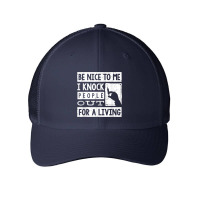 Anesthesiologist Anaesthetist Be Nice To Me Funny Mesh Cap | Artistshot